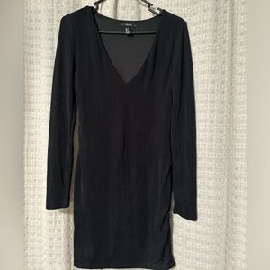 Long sleeve Black Bodycon dress